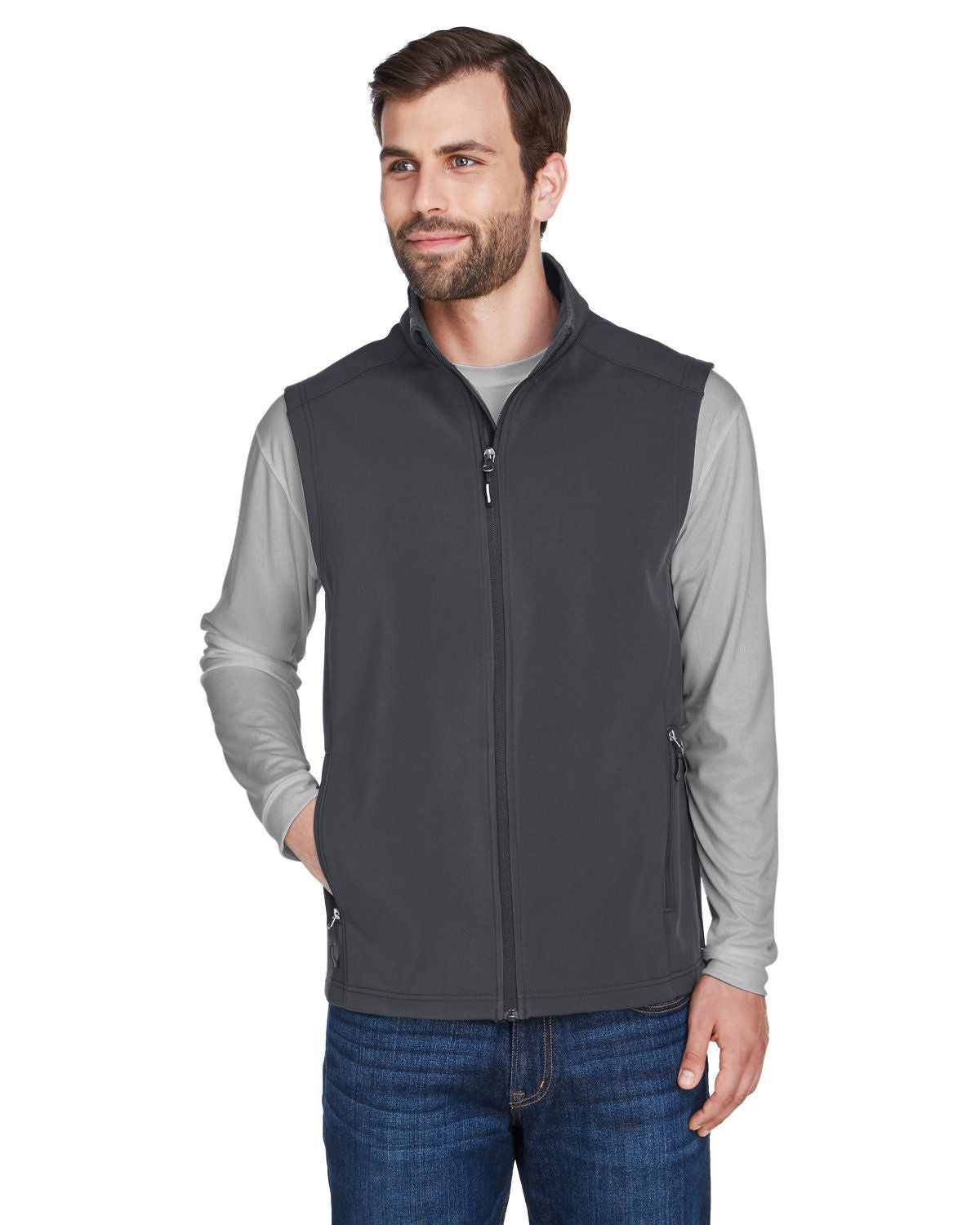 CORE365 Cruise Two-Layer Fleece Bonded Soft Shell Vest