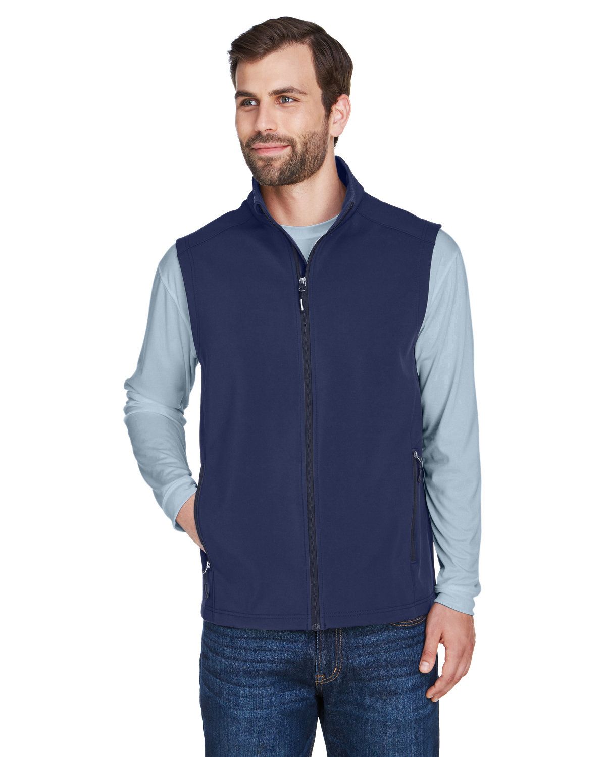 CORE365 Cruise Two-Layer Fleece Bonded Soft Shell Vest